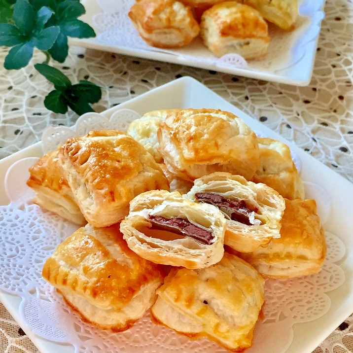 冷凍パイシートで簡単 ひとくちチョコパイ レシピ 作り方 By みさきらりんず 楽天レシピ 冷凍パイシートで簡単 ひとくちチョコパイ レシピ 作り方 By みさきらりんず 楽天レシピ